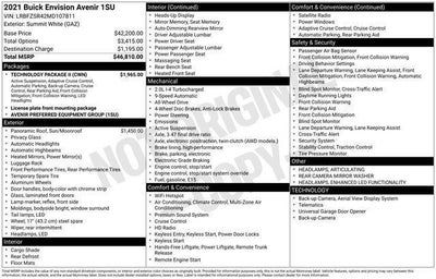 2021 Buick Envision Avenir