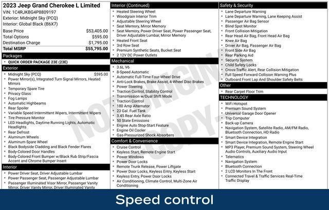 2023 Jeep Grand Cherokee L Limited 4x4
