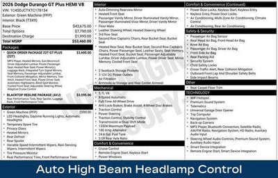 2026 Dodge Durango GT Plus HEMI V8