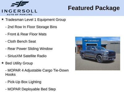 2025 RAM 1500 Tradesman Crew Cab 4x4 5'7" Box