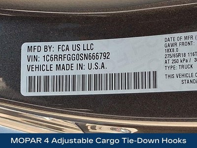 2025 RAM 1500 Tradesman Crew Cab 4x4 5'7" Box