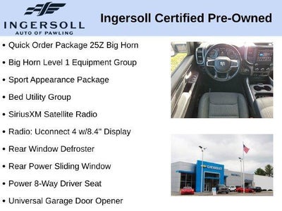 2020 RAM 1500 Big Horn Crew Cab 4x4 5'7" Box