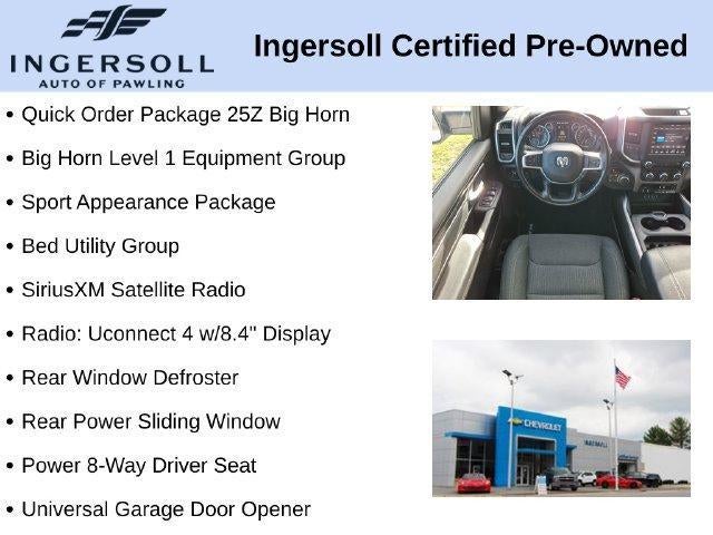 2020 RAM 1500 Big Horn Crew Cab 4x4 5'7" Box