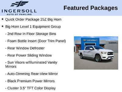 2020 RAM 1500 Big Horn Crew Cab 4x4 5'7" Box