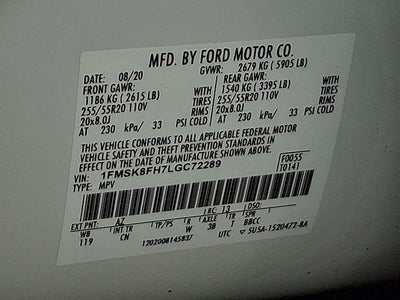 2020 Ford Explorer Limited