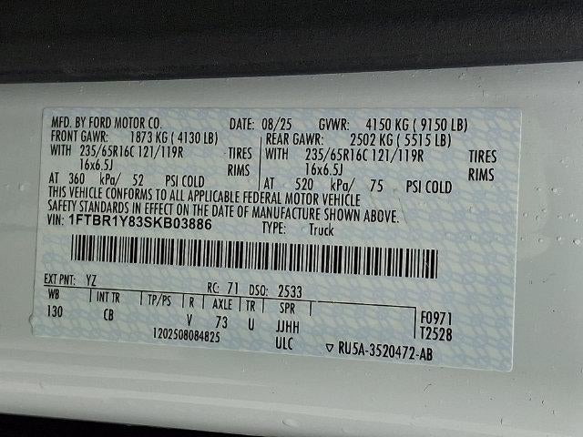 2025 Ford Transit Cargo Van Base