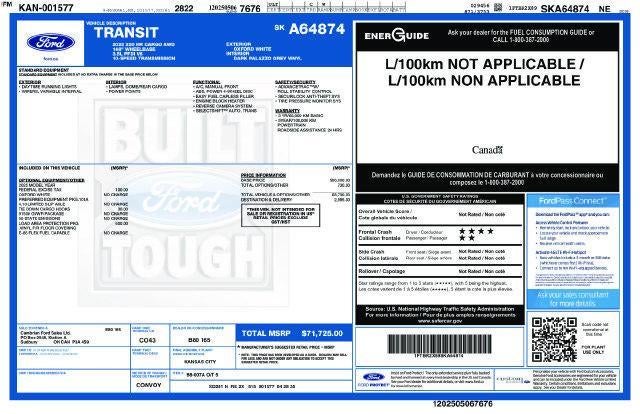 2025 Ford Transit Cargo Van Base