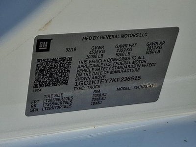 2019 Chevrolet Silverado 2500 HD LTZ