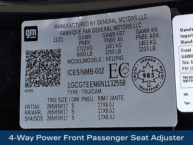 2022 Chevrolet Colorado ZR2