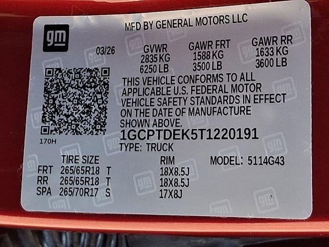 2026 Chevrolet Colorado Z71