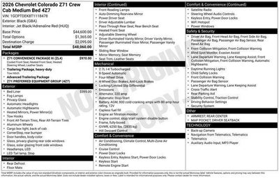 2026 Chevrolet Colorado 4WD Z71