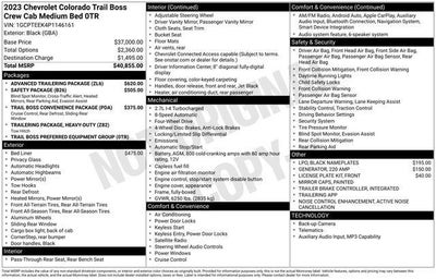 2023 Chevrolet Colorado Trail Boss