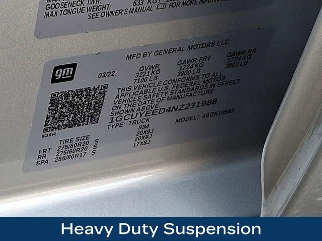 2022 Chevrolet Silverado 1500 LTD RST