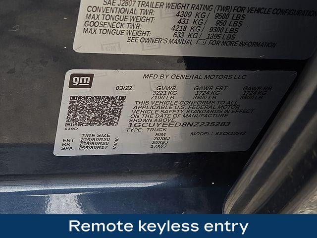 2022 Chevrolet Silverado 1500 LTD RST