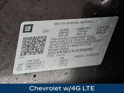 2018 Chevrolet Silverado 1500 LT