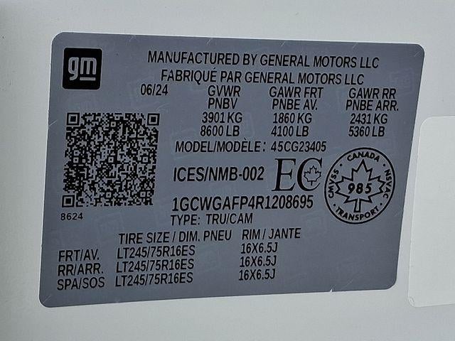 2024 Chevrolet Express Cargo 2500 Base