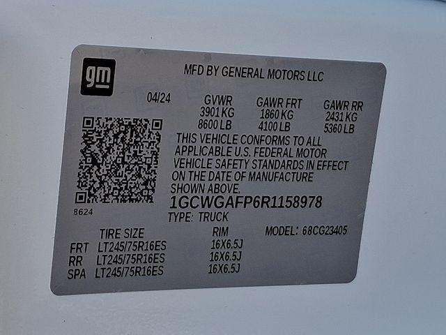 2024 Chevrolet Express Cargo 2500 Base