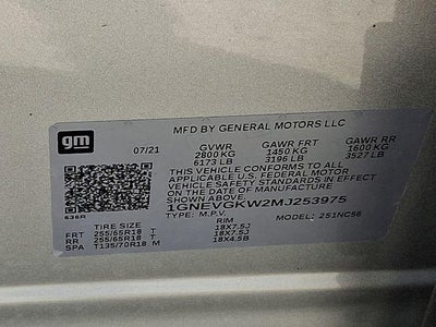 2021 Chevrolet Traverse LT Cloth