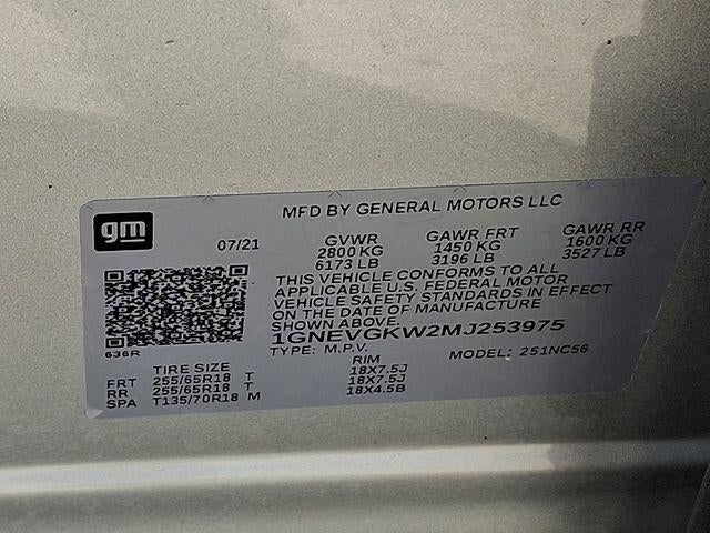 2021 Chevrolet Traverse LT Cloth