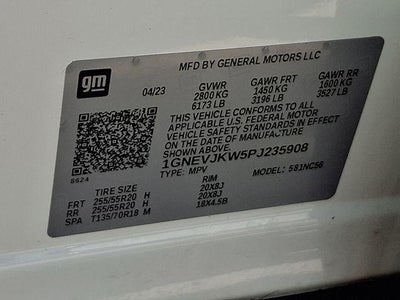 2023 Chevrolet Traverse RS