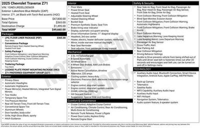 2025 Chevrolet Traverse Z71