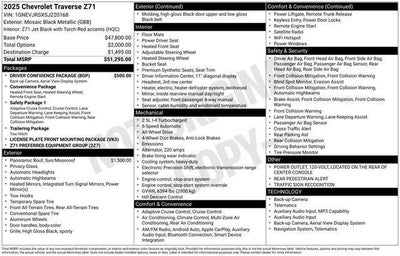 2025 Chevrolet Traverse Z71