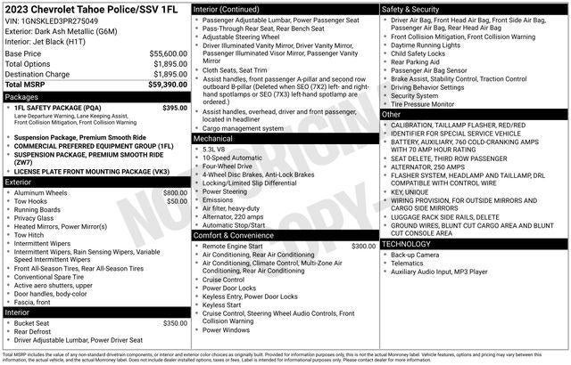 2023 Chevrolet Tahoe FL