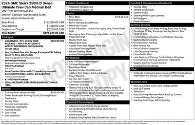 2024 GMC Sierra 2500 HD Denali Ultimate