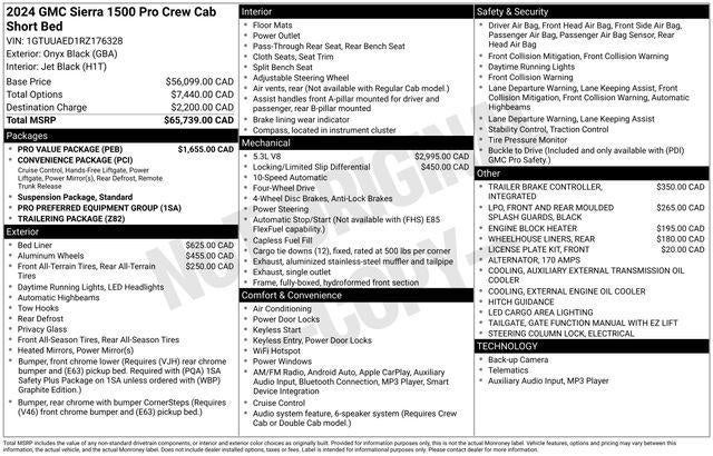2024 GMC Sierra 1500 Pro