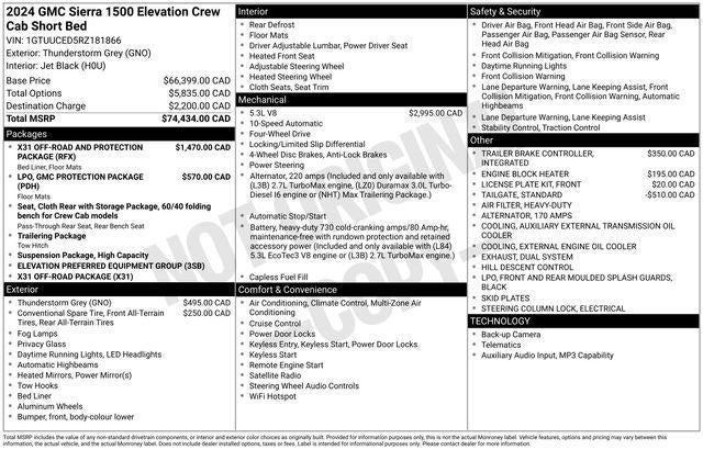 2024 GMC Sierra 1500 Elevation