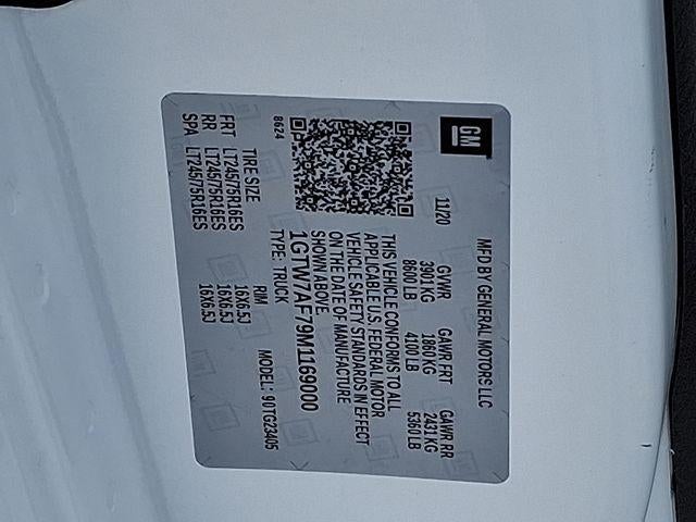 2021 GMC Savana Cargo 2500 Base