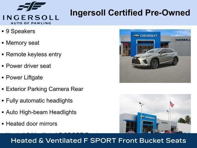 2022 Lexus RX 350 F SPORT Handling