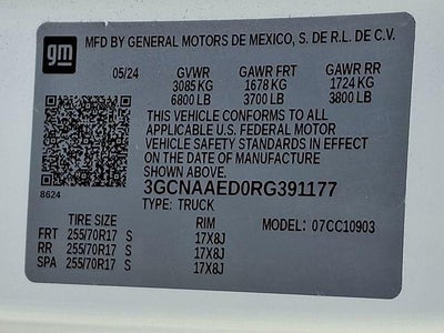 2024 Chevrolet Silverado 1500 WT