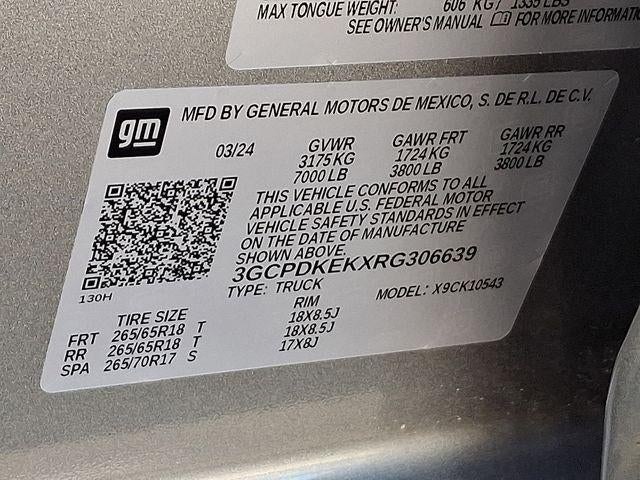 2024 Chevrolet Silverado 1500 LT (2FL)