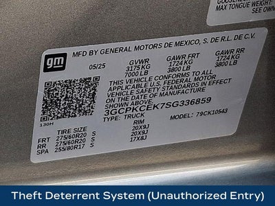 2025 Chevrolet Silverado 1500 Custom Trail Boss