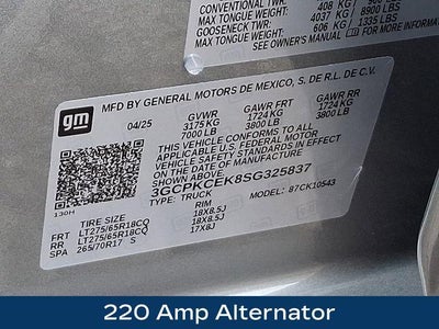 2025 Chevrolet Silverado 1500 Custom Trail Boss