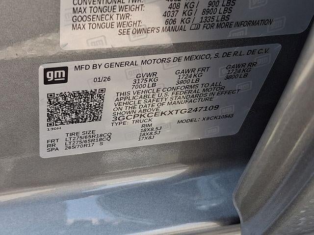 2026 Chevrolet Silverado 1500 Custom Trail Boss