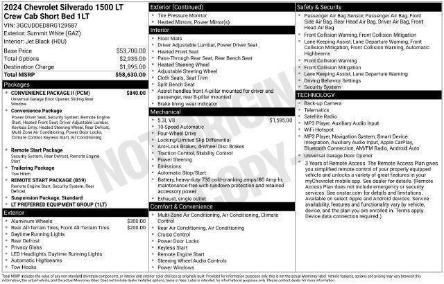 2024 Chevrolet Silverado 1500 LT