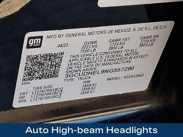 2022 Chevrolet Silverado 1500 ZR2