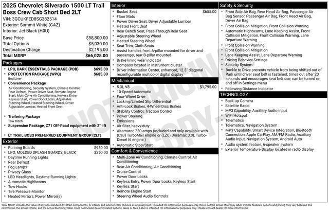 2025 Chevrolet Silverado 1500 LT Trail Boss