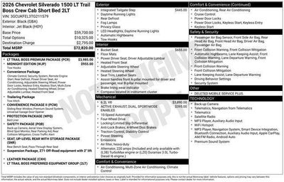 2026 Chevrolet Silverado 1500 LT Trail Boss