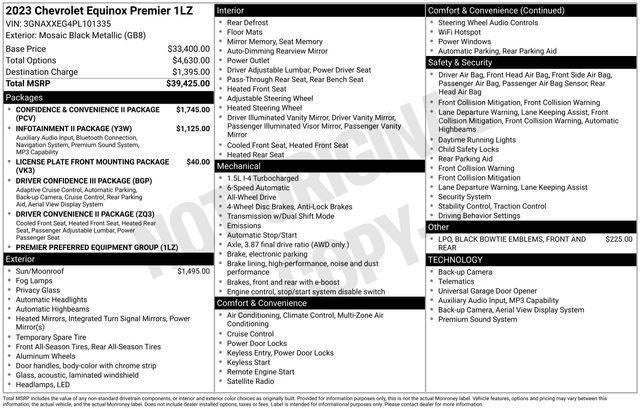 2023 Chevrolet Equinox Premier