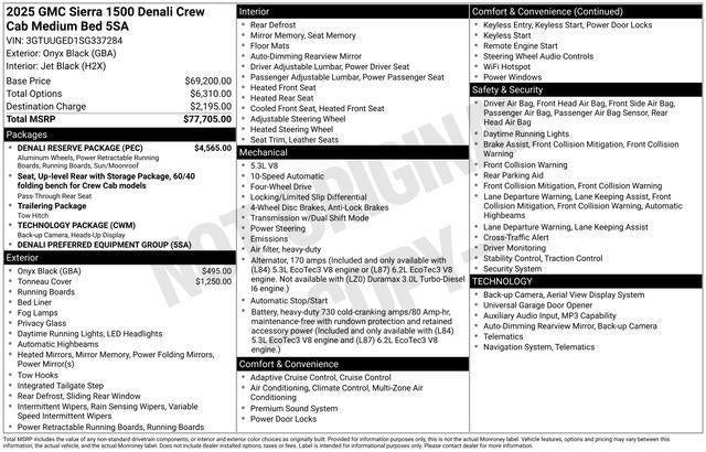 2025 GMC Sierra 1500 Denali