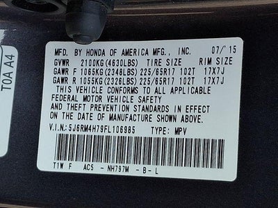 2015 Honda CR-V EX-L