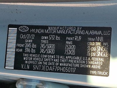2023 Hyundai Santa Cruz Limited