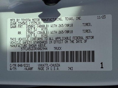 2024 Toyota Tundra SR5