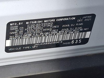 2022 Mitsubishi Outlander SEL Special Edition S-AWC