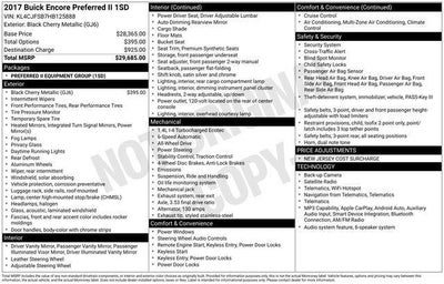 2017 Buick Encore Preferred II