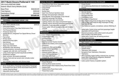 2017 Buick Encore Preferred II