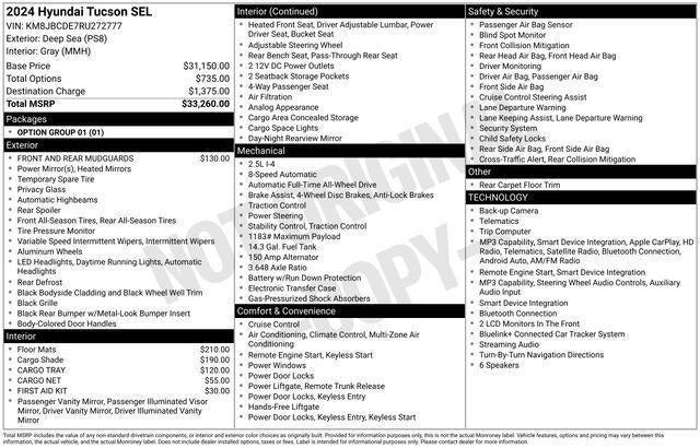 2024 Hyundai Tucson SEL